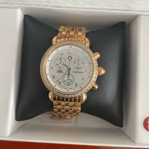 Michele CSX diamond chronograph watch